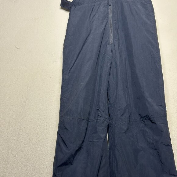 Columbia Ski Snow Bib Overalls Cargo Pant Boy M Omni-Shield Black Insulated Snow - Picture 8 of 12